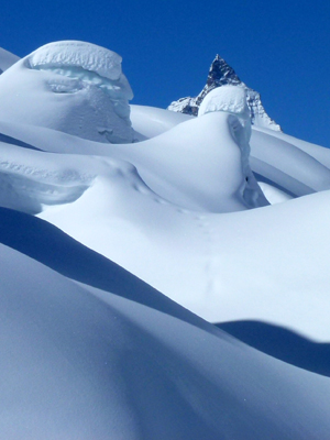 Gletscherboarding-Bergführer Snowboardlehrer Zermatt