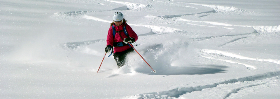 Variantenfahren-Freeride-Bergführer Skiführer Zermatt